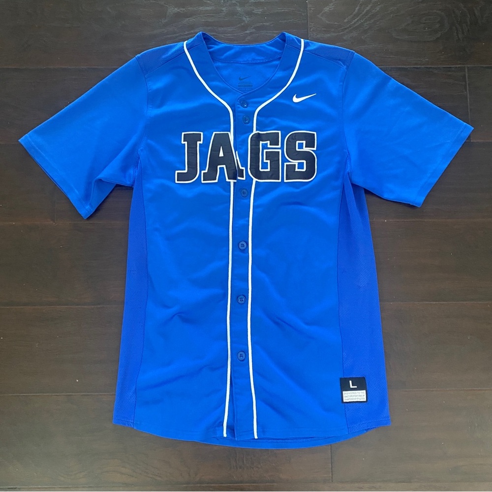 Nike Jags Blue Baseball Authentic Replica Jersey